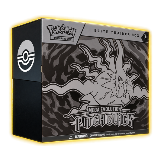 Pitch Black ETB – transparentné PNG, jemný zlatý glow, 1400 × 1400