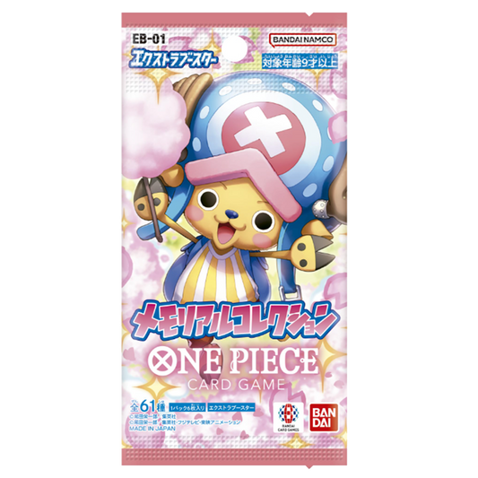 ONE PIECE Card Game – Extra Booster: Memorial Collection [EB-01] – Japonský Booster Pack