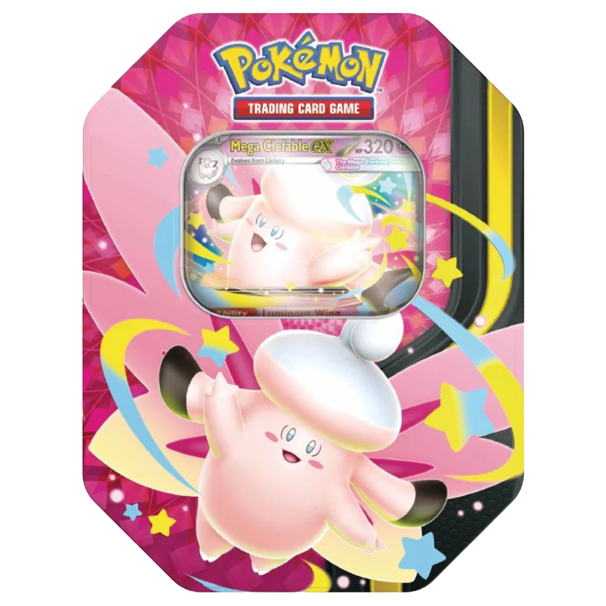 Pokémon TCG – Mega Moonlit Tin: Mega Clefable ex