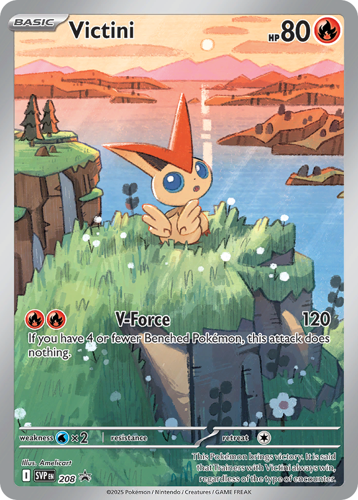 Victini SVP208 English Pokémon TCG full card