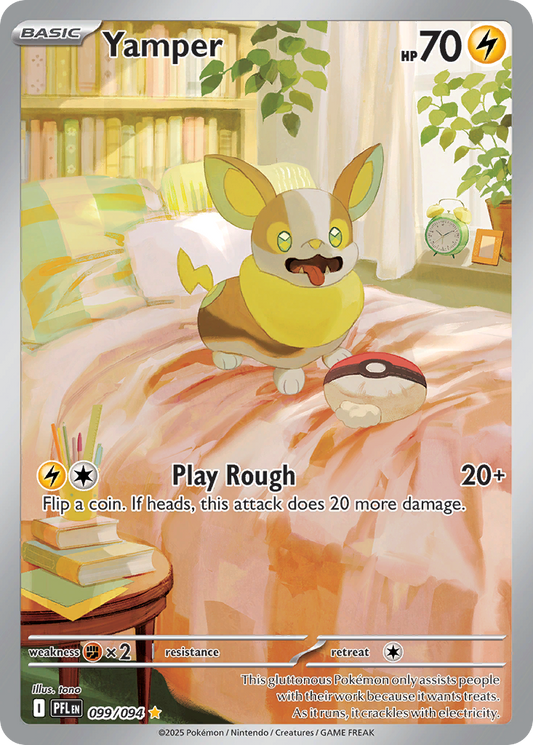Yamper PFL099 English Pokémon TCG full card