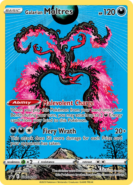 Galarian Moltres SWSH284 full card English