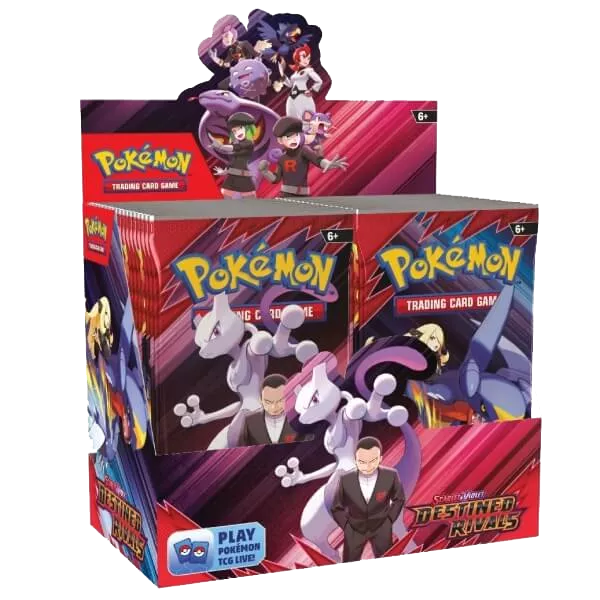 Pokémon TCG - Scarlet & Violet - Destined Rivals - Booster Box (Poškodená fólia)