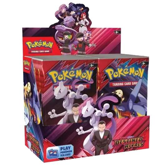 Pokémon TCG - Scarlet & Violet - Destined Rivals - Booster Box (Poškodená fólia)