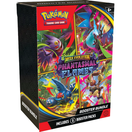 Pokémon TCG – Mega Evolution – Phantasmal Flames - Booster Bundle