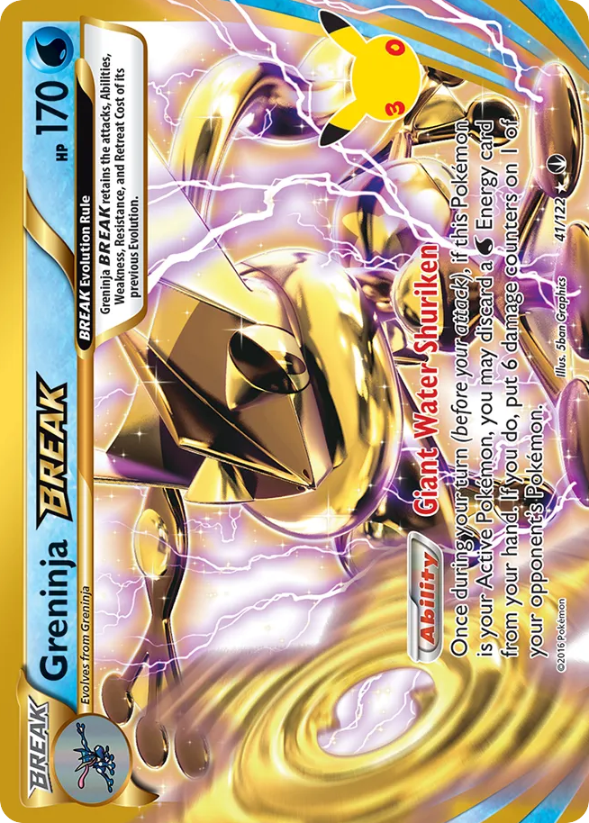Greninja BREAK – 30th Celebration – Classic Collection – 41 | EN | NM