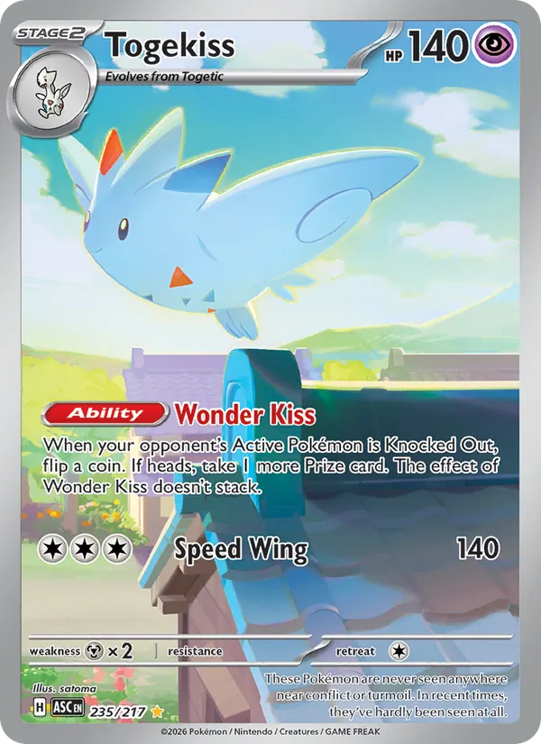 Togekiss – Ascended Heroes – 235 | EN | NM