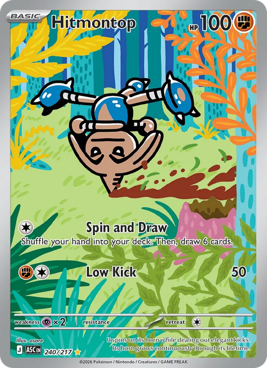 Hitmontop – Ascended Heroes – 240 | EN | NM