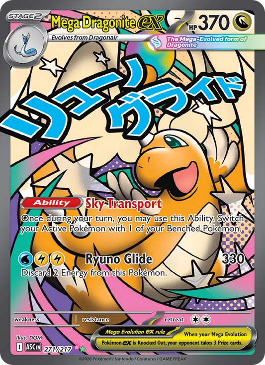 Mega Dragonite ex – Ascended Heroes – 271 | EN | NM