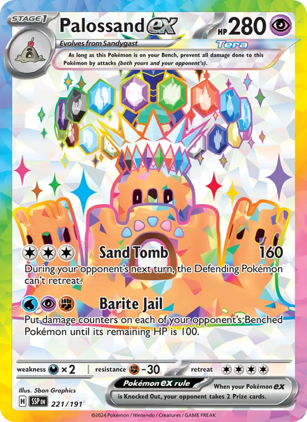 Palossand ex – Surging Sparks – 221 | EN | NM
