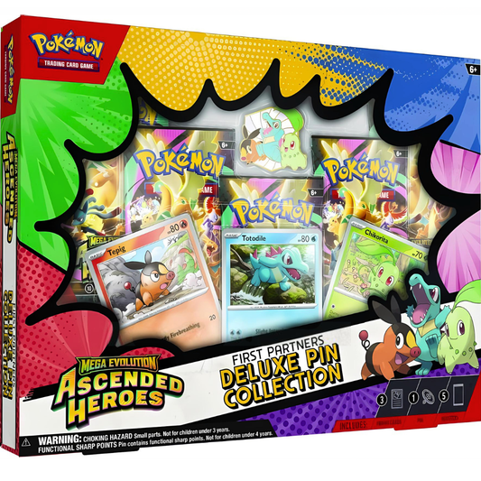 Pokémon TCG – Ascended Heroes – First Partners Deluxe Pin Collection