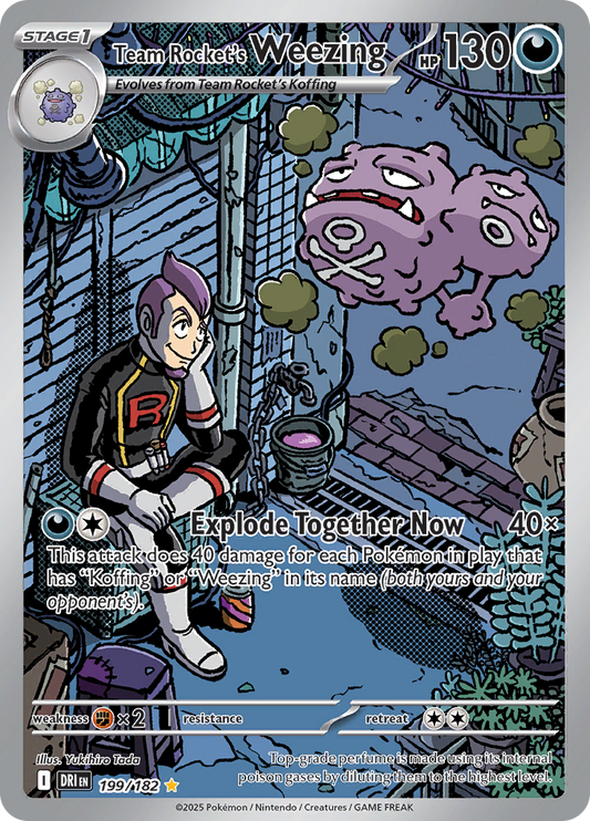 Team Rocket's Weezing – Destined Rivals DRI 199 – anglická originálna karta