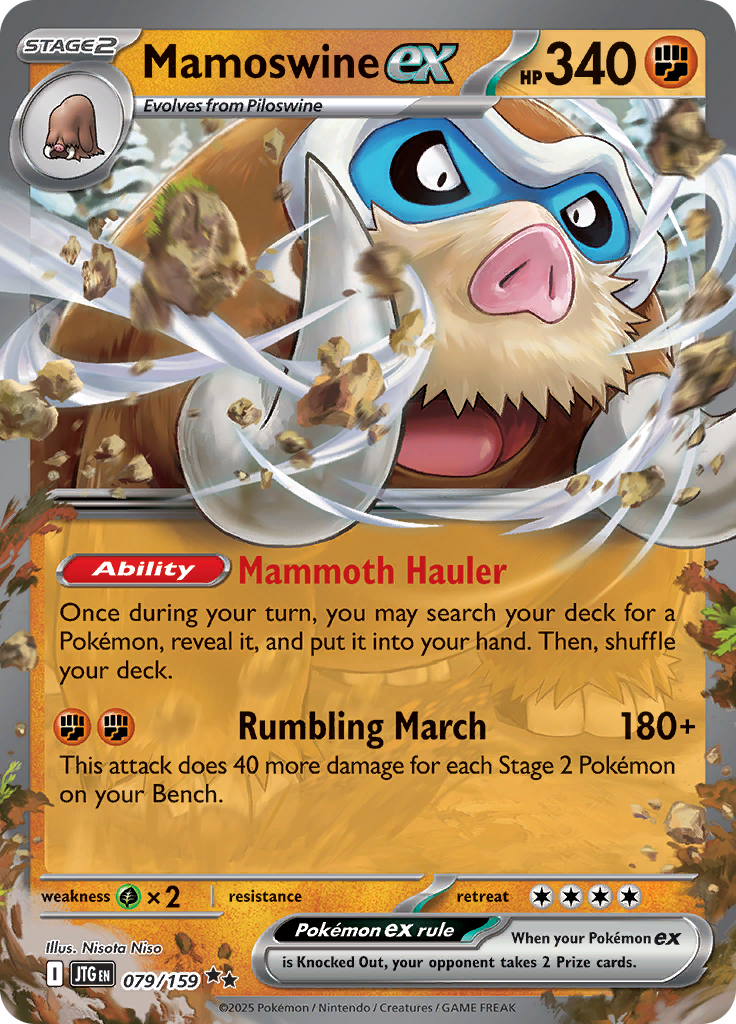 Mamoswine ex – Journey Together JTG 079 – anglická originálna karta