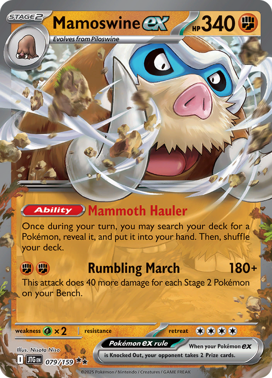 Mamoswine ex – Journey Together JTG 079 – anglická originálna karta