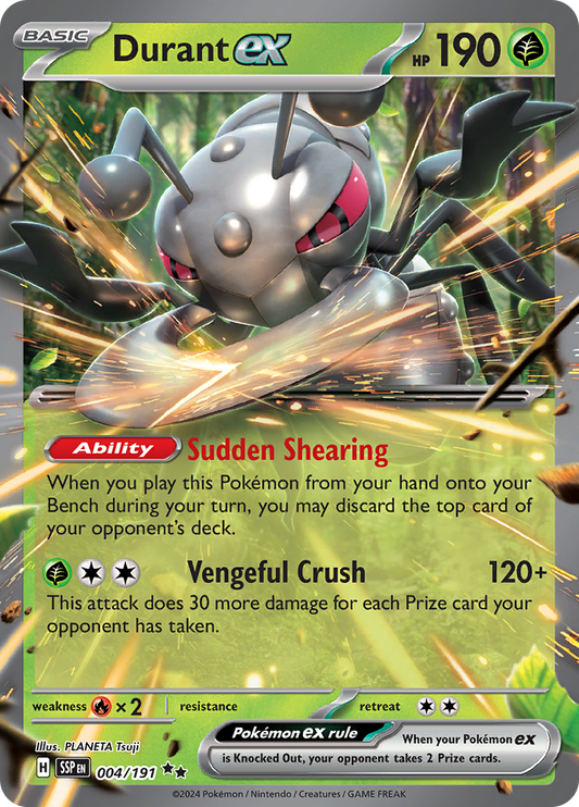Durant ex – Surging Sparks SSP 004 – anglická originálna karta